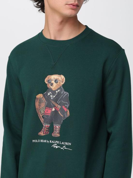 25FW 폴로 랄프로렌 긴팔 티셔츠 710981794 001 Green - POLO RALPH LAUREN