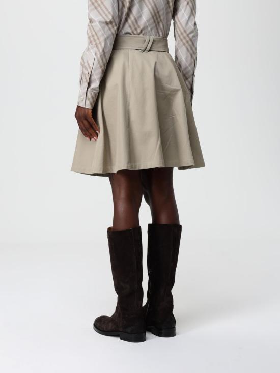 25FW 버버리 개버딘 트렌치 미니 스커트 8116006 Beige - BURBERRY