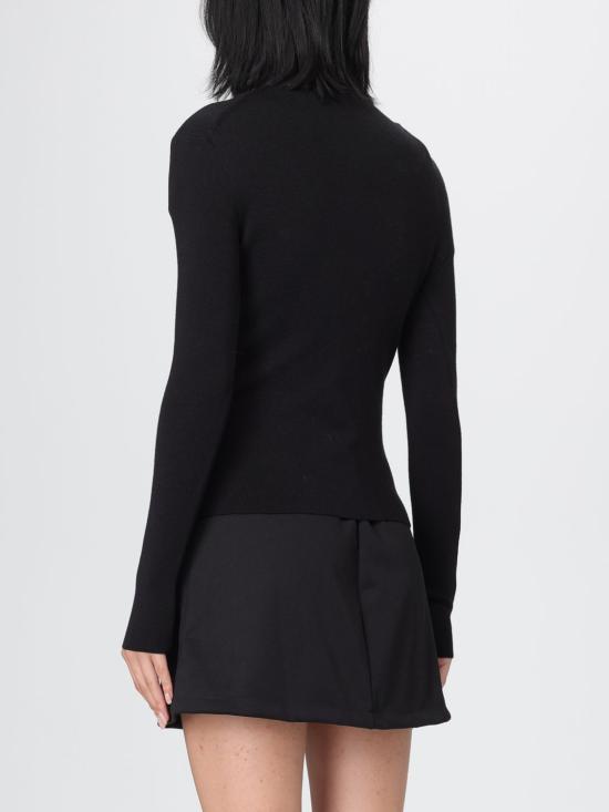 25FW 쿠레쥬 스웨터 325MPU247TFI0071 9999 Black - COURREGES