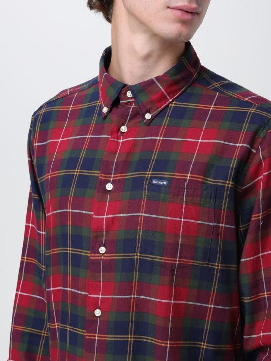 25FW 바버 긴팔 셔츠 MSH4991 TN69 Red - BARBOUR