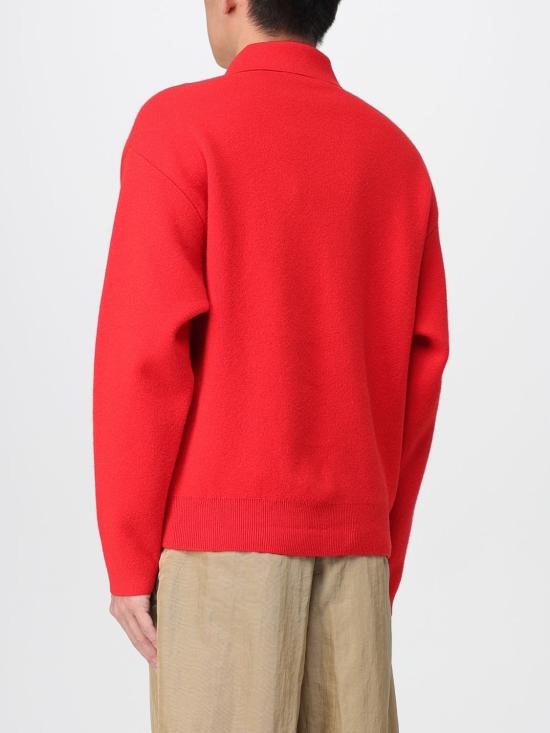25FW 자크뮈스 폴로 티셔츠 SWM00609AK00276 470 Red - JACQUEMUS