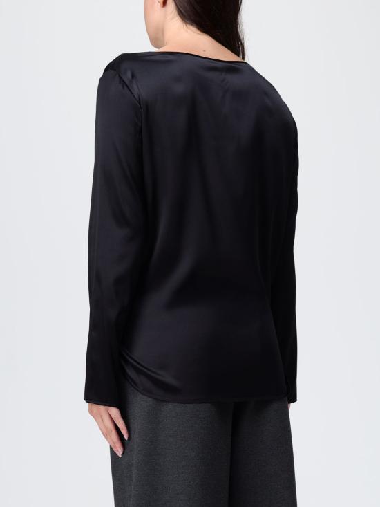 25FW 막스마라 긴팔 티셔츠 2526196018600 003 Black - MAX MARA