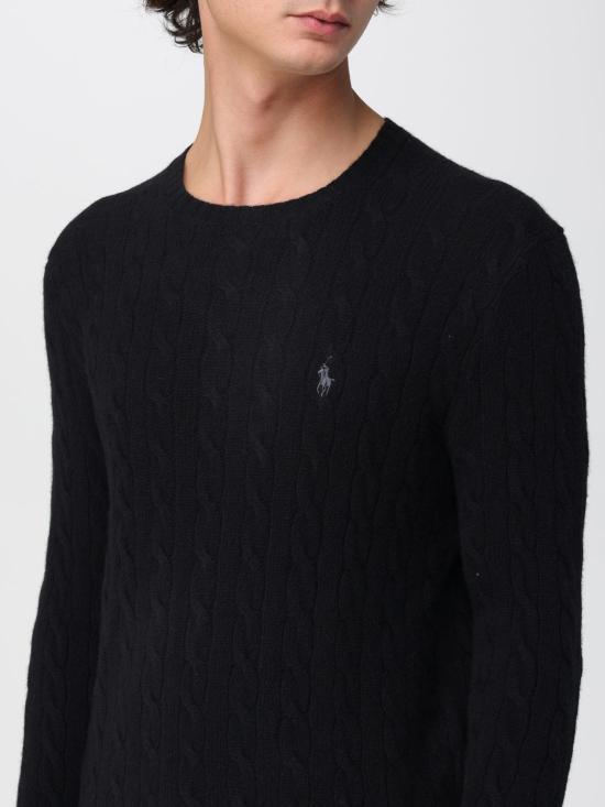 25FW 폴로 랄프로렌 스웨터 710876762 001 Black - POLO RALPH LAUREN