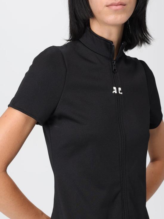 25FW 쿠레쥬 롱 원피스 325JRO686JS0250 9999 Black - COURREGES