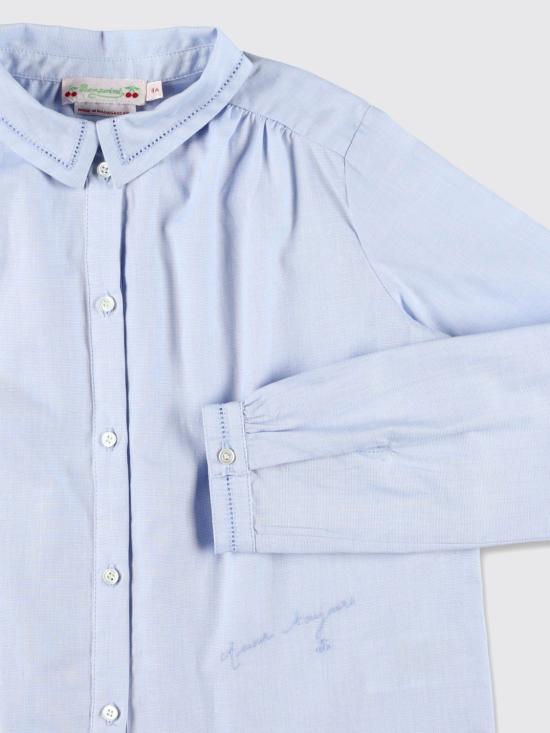 25FW [키즈] 봉쁘앙 셔츠 W05GBLW00031 010 Sky - BONPOINT