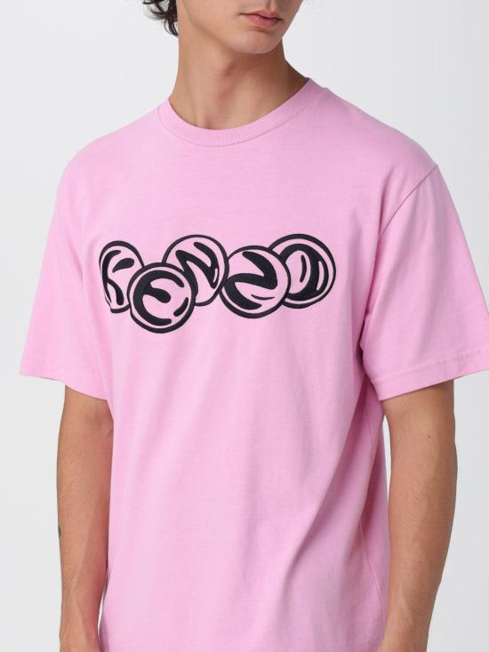 25FW 겐조 반팔 티셔츠 FF65TS2614SI 30 Pink - KENZO
