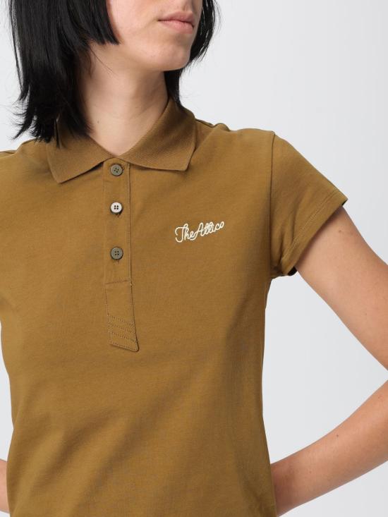 25FW 디 아티코 폴로 티셔츠 251WCT00358JJJ025AA 081 Green - THE ATTICO