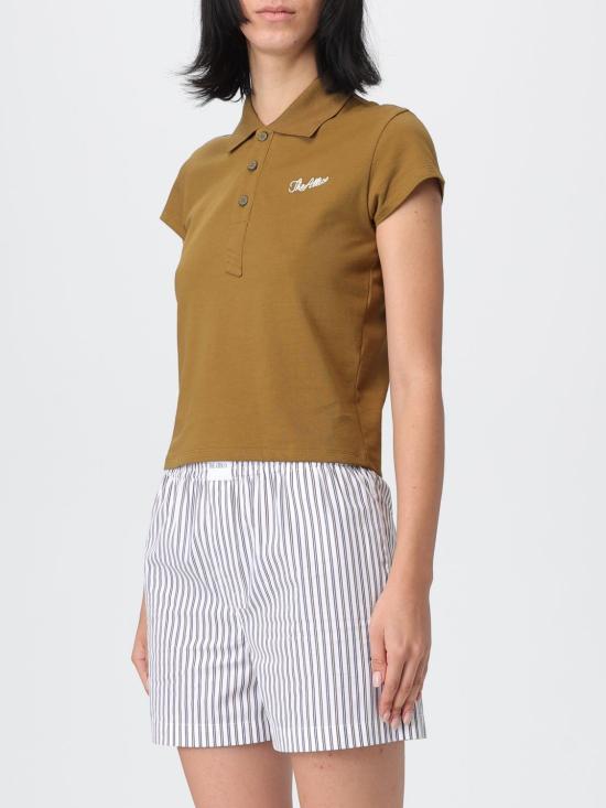 25FW 디 아티코 폴로 티셔츠 251WCT00358JJJ025AA 081 Green - THE ATTICO