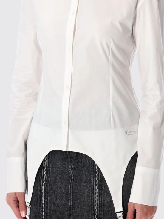 25FW 장 폴 고티에 셔츠 2504WST037C071 01 White - JEAN PAUL GAULTIER