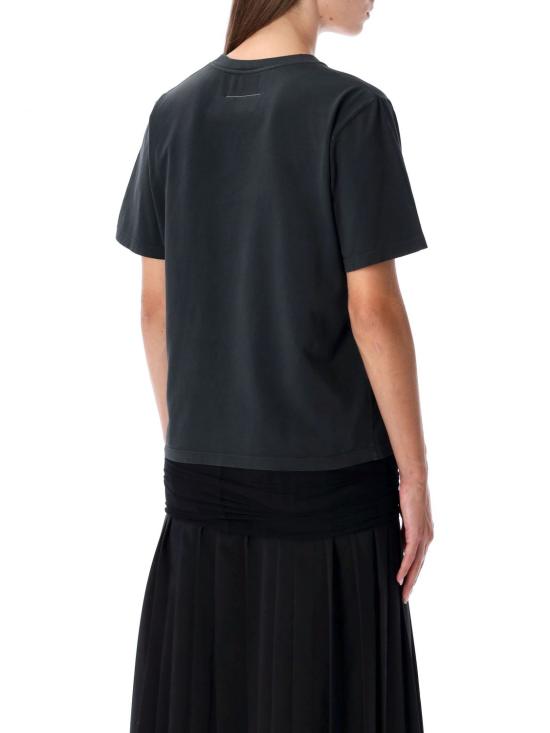 25FW MM6 메종마르지엘라 반팔 티셔츠 S62MI0036M35436 899 Black - MM6 MAISON MARGIELA