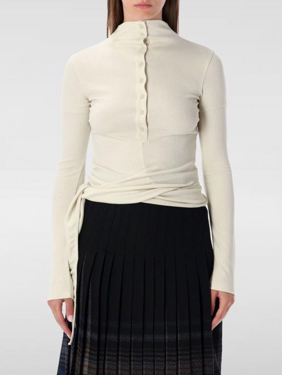 25FW 로우클래식 스웨터 LW253TS04CR 0075 White