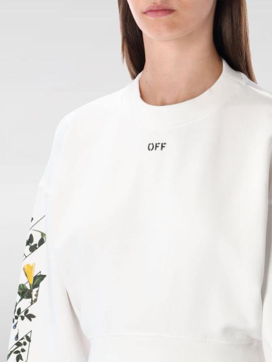 25FW 오프화이트 스웨터 OWBA079F25FLE001 0110 White - OFF WHITE