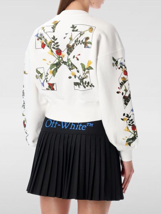 25FW 오프화이트 스웨터 OWBA079F25FLE001 0110 White - OFF WHITE