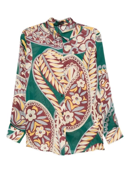 25FW 에트로 셔츠 WRIA0013 99SA1M7X0890 Green