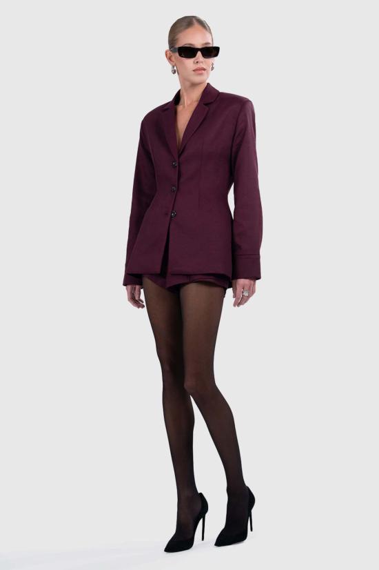  파렌테지 수트 세트 Parentezi Seraphine 블레이저 플럼 - PARENTEZI