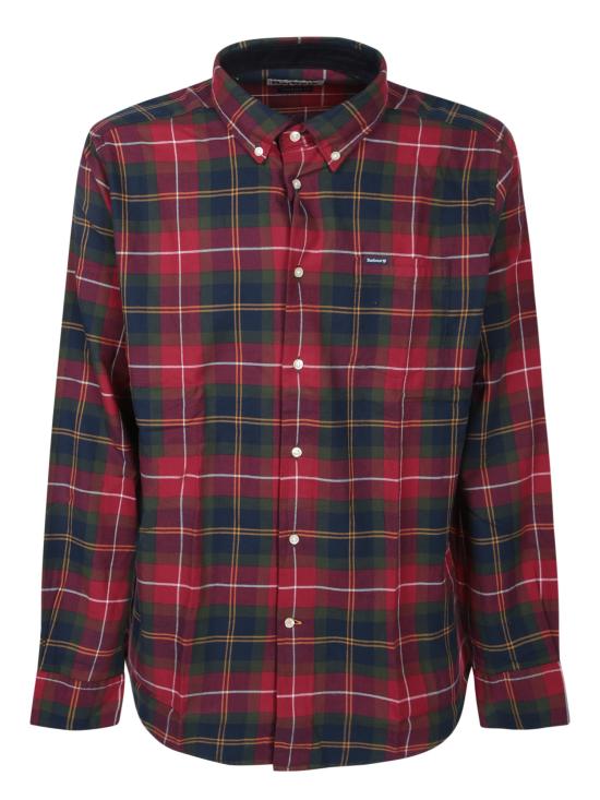 26FW 바버 긴팔 셔츠 MSH4991 TN69 Red