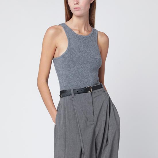 25FW ALMADA LABEL 민소매 티셔츠 4403WO Grey
