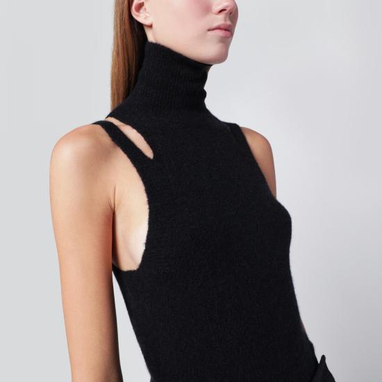 25FW 로베르토 콜리나 터틀넥 253F01014WO Black - ROBERTO COLLINA