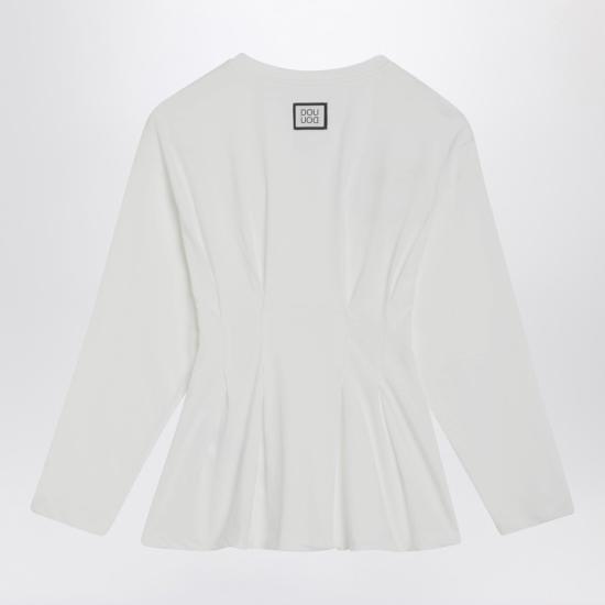 25FW [키즈] 두두 티셔츠 DX8A50 BZ2868 White - DOUUOD