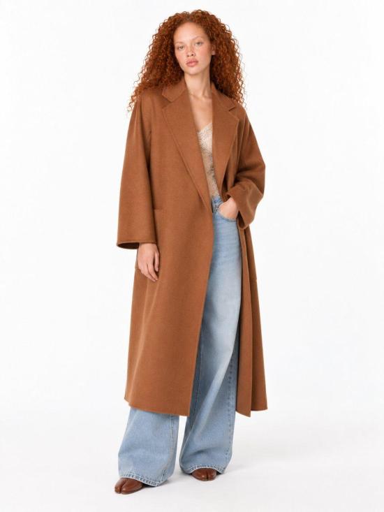 26FW 막스마라 루드밀라 벨티드 코트 2521016051LUDMILLA 003 CUOIO - MAX MARA