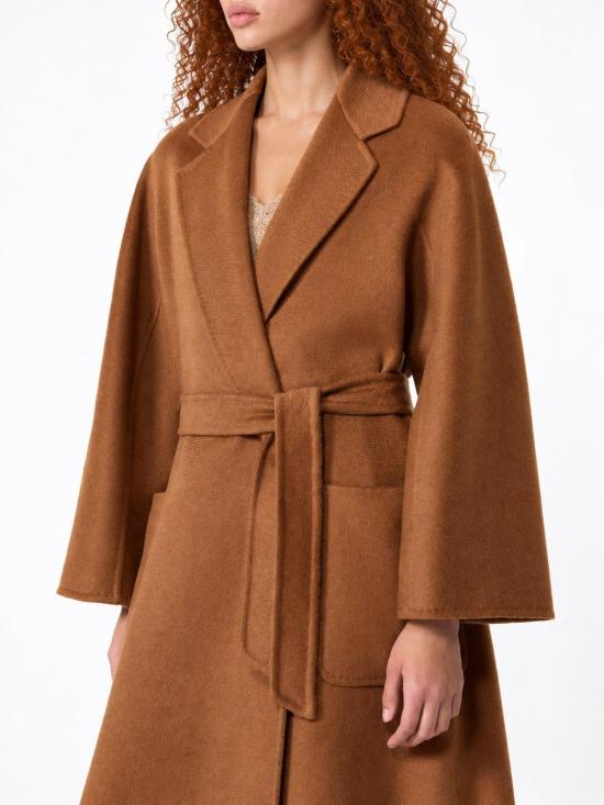26FW 막스마라 루드밀라 벨티드 코트 2521016051LUDMILLA 003 CUOIO - MAX MARA