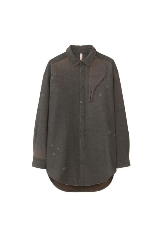  로렌 마누지안 롱 원피스 로렌 마누기안 워른 게이터 셔츠