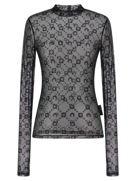 26FW 마린세르 이브닝 티셔츠 WTO388ACJER0005BK99 Black