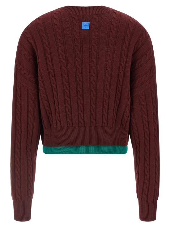 25FW 로에베 가디건 S540Y14KGR6654 Bordeaux - LOEWE