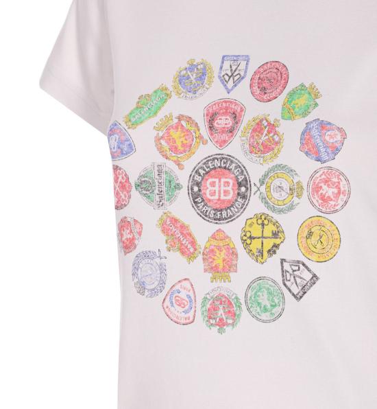 25FW 발렌시아가 반팔 티셔츠 850263TTVH69012 WHITE - BALENCIAGA