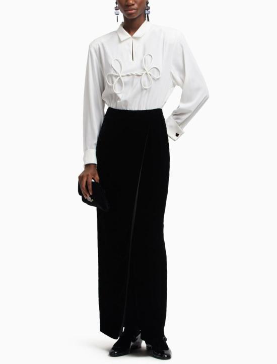 25FW 엠포리오 아르마니 롱 원피스 EW001344AF10208UC001 Black - EMPORIO ARMANI