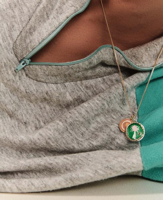  파스칼 몽부아쟁 목걸이/팬던트 Pascale Monvoisin Faro 펜던트 그린 - PASCALE MONVOISIN