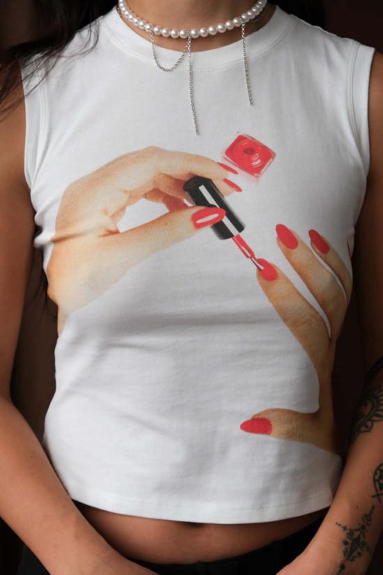  타일러 맥길리버리 블라우스 도버 탱크 폴리시