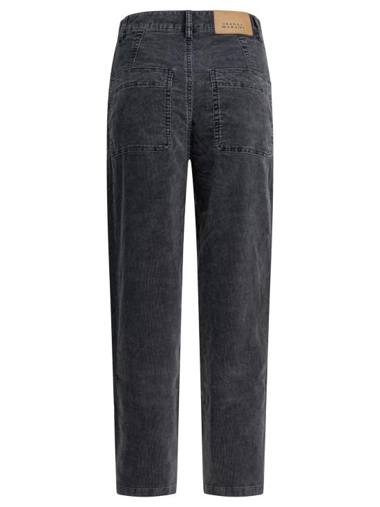 25FW 이자벨마랑에뚜왈 스트레이트 팬츠 25APA0563FA C1G02E01VB BLACK - ISABEL MARANT ETOILE