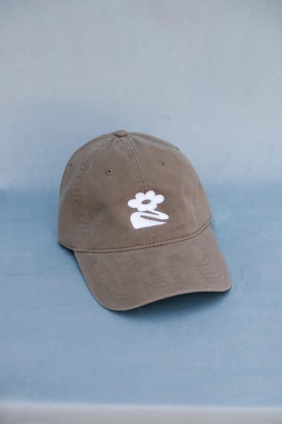  파이프앤로우 볼캡 플라워햇 라이트 올리브