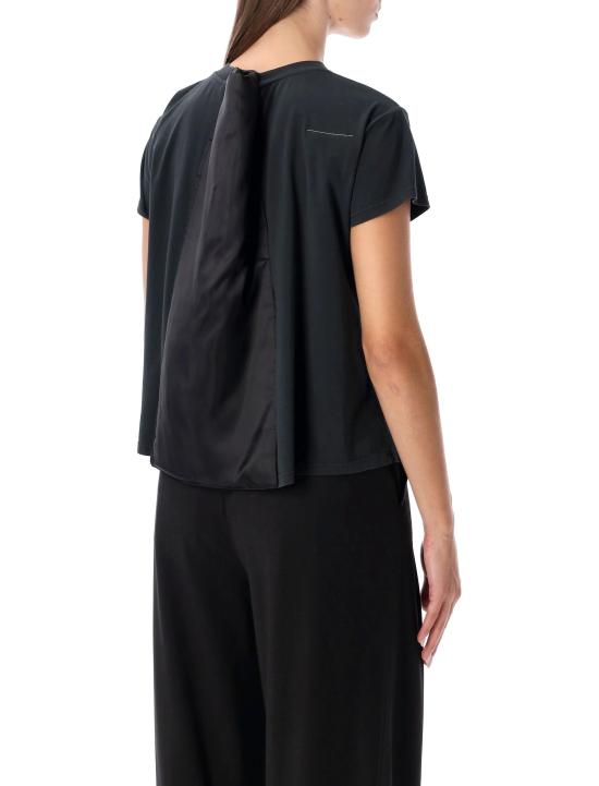 25FW MM6 메종마르지엘라 반팔 티셔츠 S62GD0208M20115 900 BLACK - MM6 MAISON MARGIELA