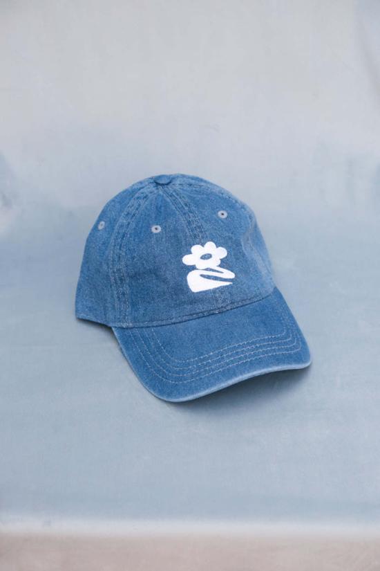  파이프앤로우 볼캡 플라워 P&R  데님
