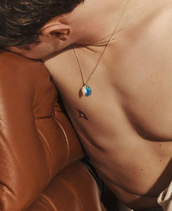  파스칼 몽부아쟁 목걸이/팬던트 Pascale Monvoisin Hydra 펜던트 블루 - PASCALE MONVOISIN