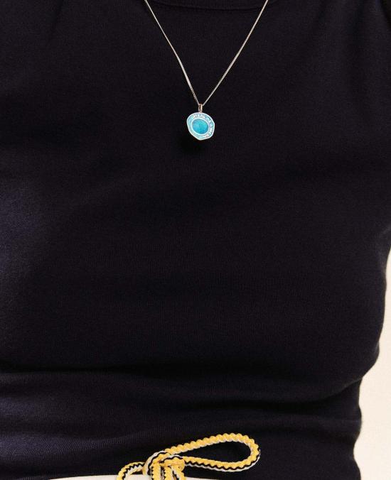  파스칼 몽부아쟁 목걸이/팬던트 Pascale Monvoisin Hydra 펜던트 블루 - PASCALE MONVOISIN