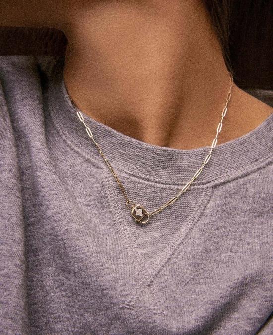  파스칼 몽부아쟁 목걸이/팬던트 파스칼 몬부아신 루이스 목걸이 골드 - PASCALE MONVOISIN