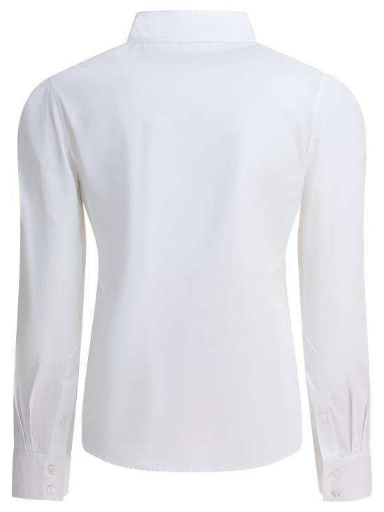 25FW 알라이아 블라우스/셔츠 AA9C0994T611B000 White - ALAIA