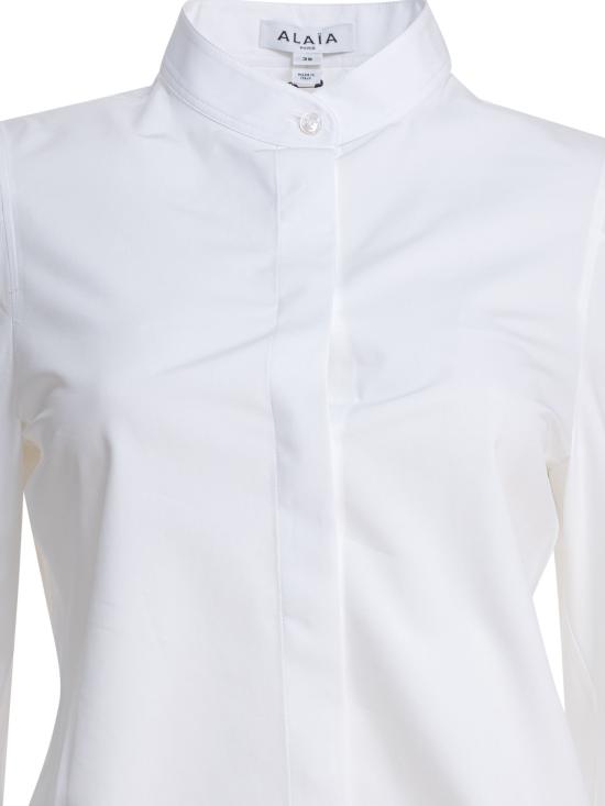 25FW 알라이아 블라우스/셔츠 AA9C0994T611B000 White - ALAIA