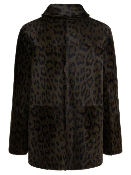 26FW 펄링바이지아니 자켓 PERLAAGNELLO LEOPARDOMILITARE Brown - FURLING BY GIANI