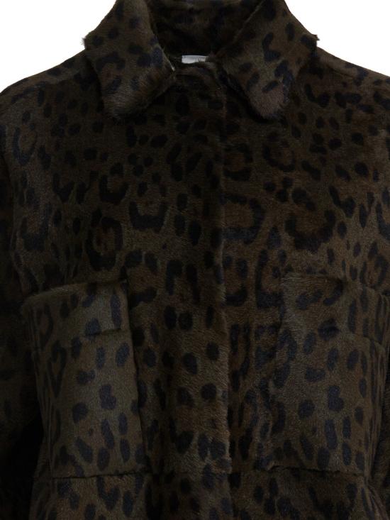 26FW 펄링바이지아니 자켓 PERLAAGNELLO LEOPARDOMILITARE Brown - FURLING BY GIANI