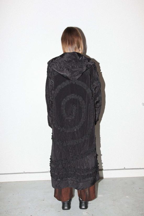  케이코 무스탕 KK Co 스파이럴 윈드브레이커 오닉스 - KKCO