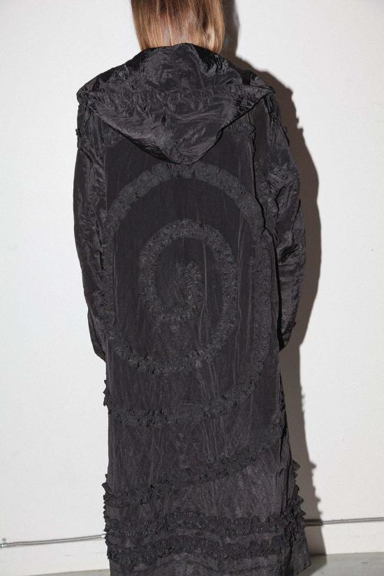  케이코 무스탕 KK Co 스파이럴 윈드브레이커 오닉스 - KKCO