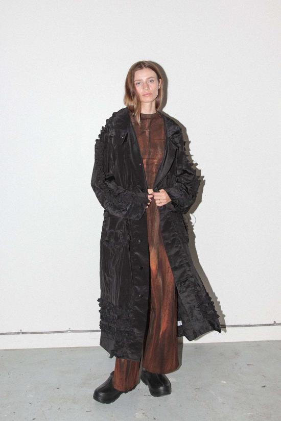  케이코 무스탕 KK Co 스파이럴 윈드브레이커 오닉스 - KKCO