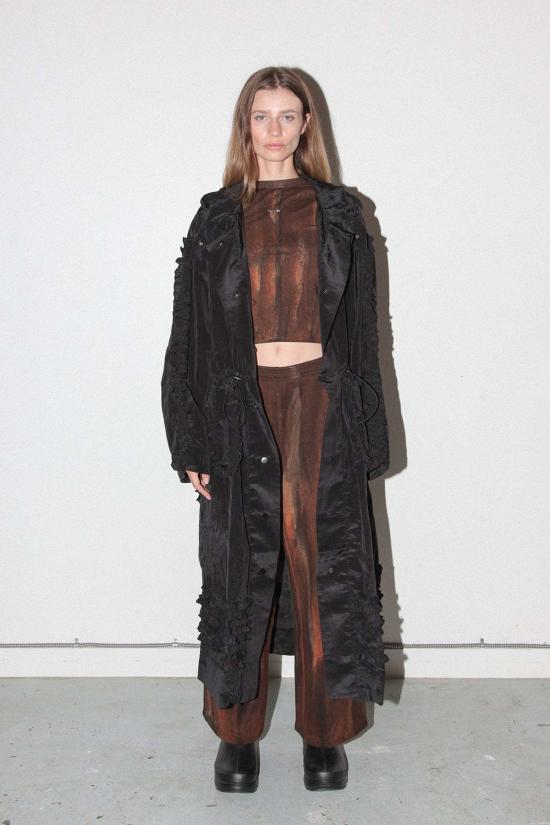  케이코 무스탕 KK Co 스파이럴 윈드브레이커 오닉스 - KKCO