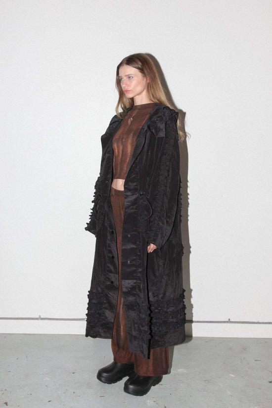  케이코 무스탕 KK Co 스파이럴 윈드브레이커 오닉스 - KKCO