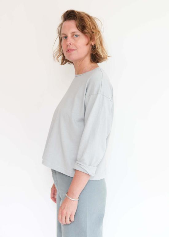  브린 워커 긴팔 티셔츠 긴팔 크롭 크루 셔츠 - BRYN WALKER