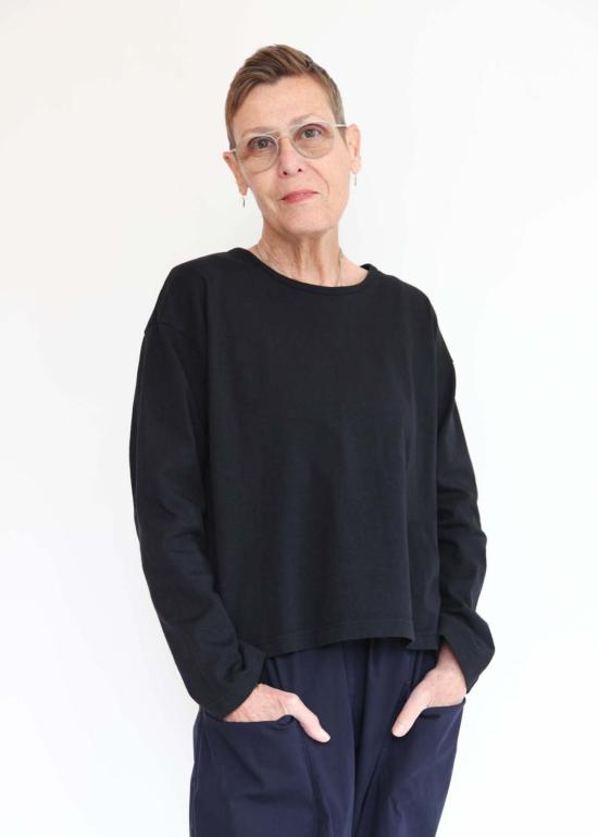  브린 워커 긴팔 티셔츠 긴팔 크롭 크루 셔츠 - BRYN WALKER